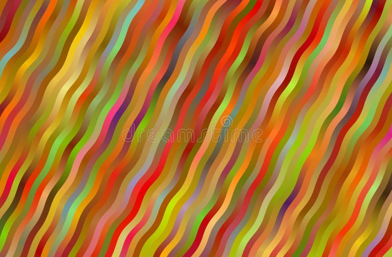 Green, Yellow, Orange and Red Abstract Vector Background. Simple