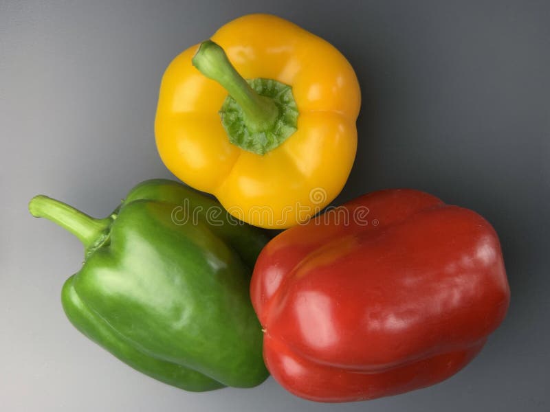 Green , Yellow and Red Bell Pepper on Dark Background Stock Image Image of ripe, pepper 146254965