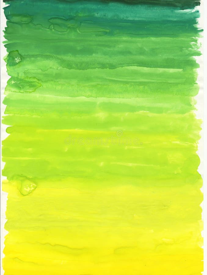 Green Yellow waterpaint stock image. Image of fading, waterpaint 7909159
