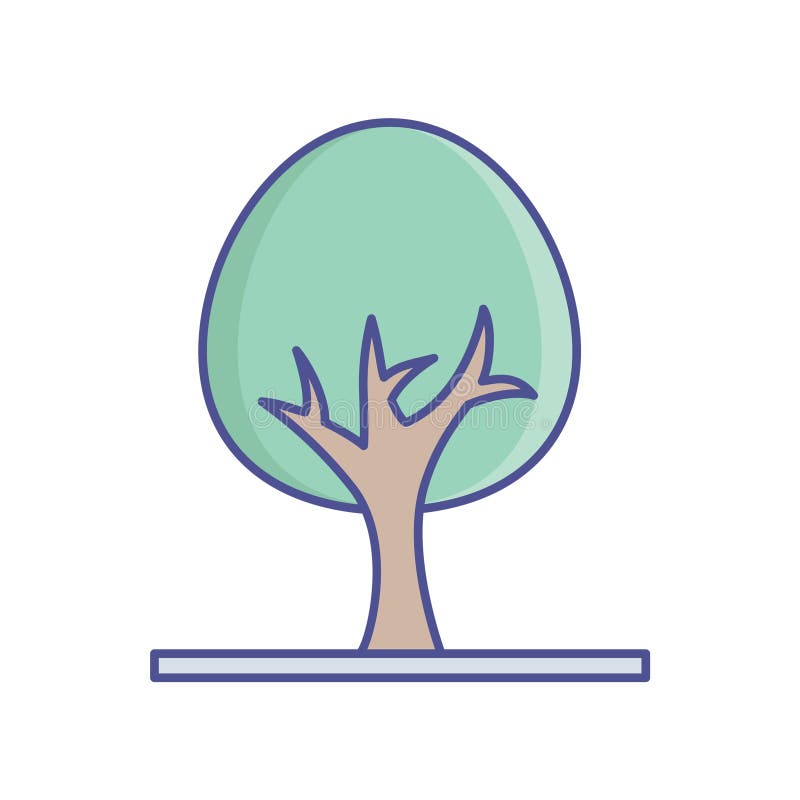 Greenery Line Style vector icon which can easily modify or edit royalty free illustration.
