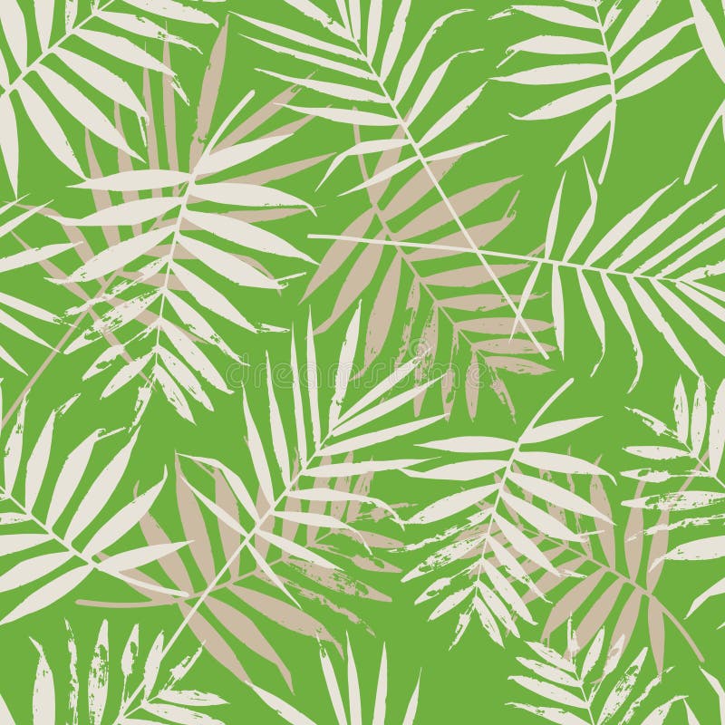 Greenery palm leaves seamless pattern. Color of the year 2017 background. Greenery trendy background. Greenery palm leaves seamless pattern. Color of the year 2017 background. Greenery trendy background.