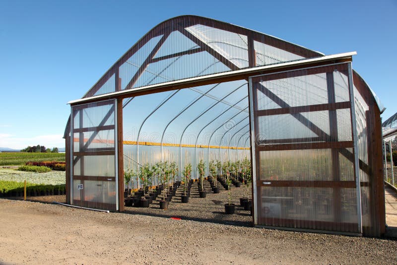 Greenhouse rural Oregon. stock photo. Image of places 20263570