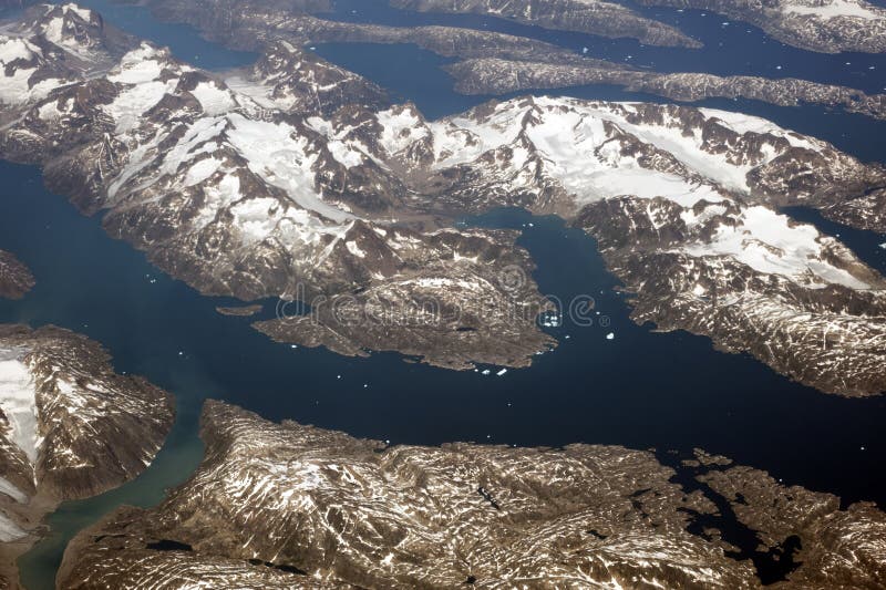 Greenland, aerial view
