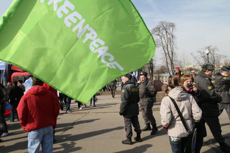 Greenpeace protest