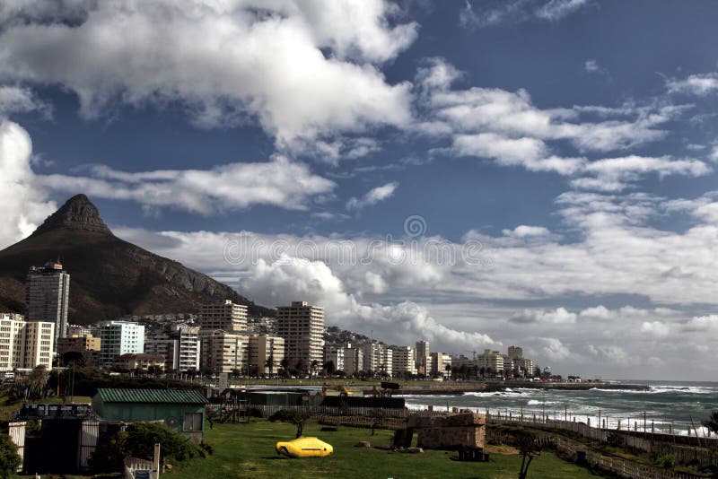 Greenpoint and Lion s Head stock image. Image of landscape - 39567283