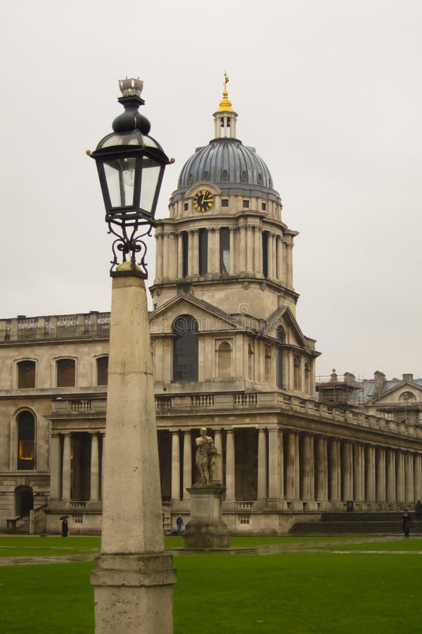 Greenwich College Lamp Post Stock Photos Free & RoyaltyFree Stock