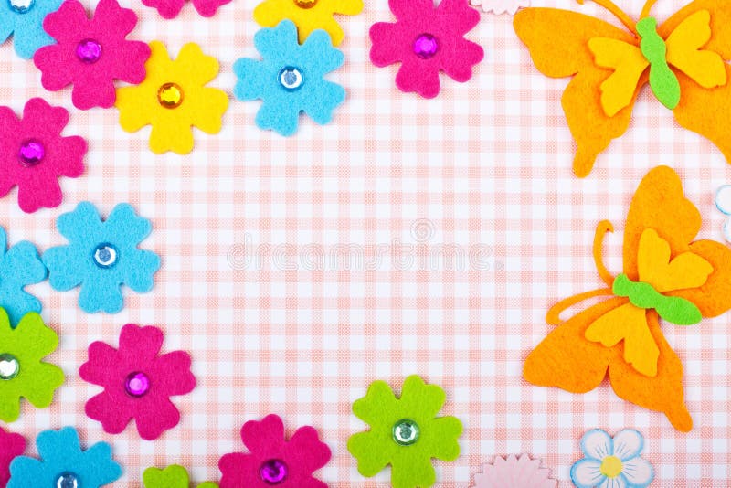 Greeting card with flowers and butterfly stock photo Greeting card with flowers and butterfly stock photo