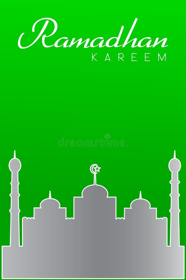 Greeting Card - Ramadhan Kareem Stock Vector 