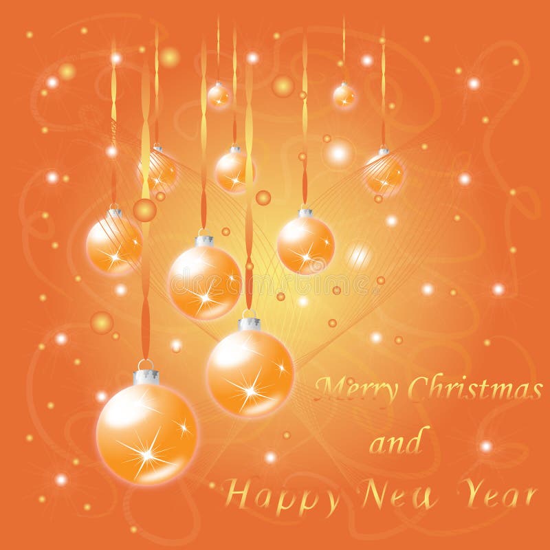 Greeting the Merry Christmas and New Year po