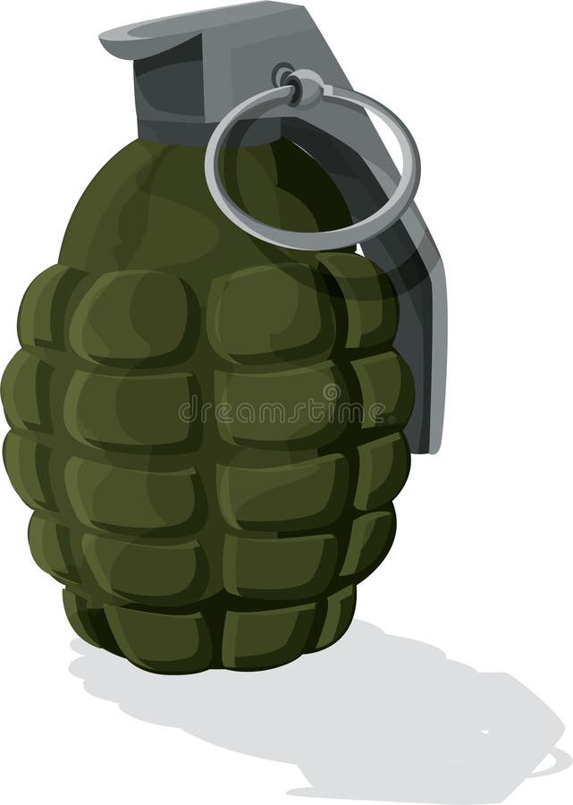 Hand grenade sketch stock vector. Illustration of kill - 22499907