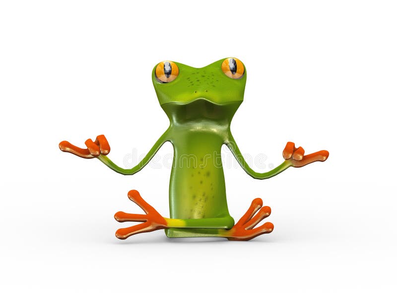 Grenouille 3d En Position De Yoga De Zen Illustration Stock Illustration Du Meditez Nirvana Grenouille 3d En Position De Yoga De Zen Illustration Stock Illustration Du Meditez Nirvana