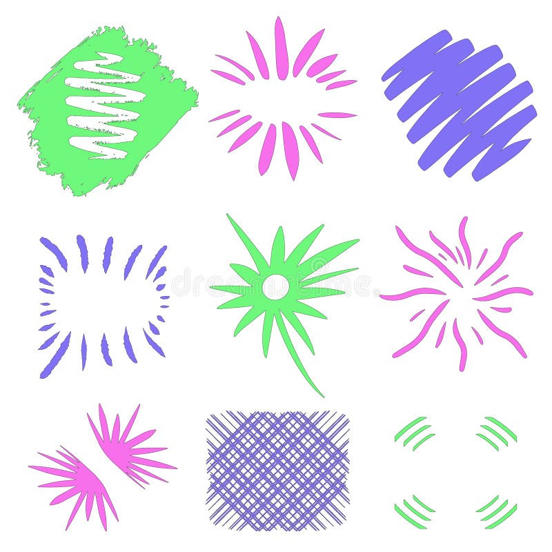 Grenzen und Rahmen Sun-Explosionen Handdrawn Gestaltungselemente durch Tinte, Stift Leuchte des Vektorart Blaue grüne Illustratio stock abbildung Grenzen und Rahmen Sun-Explosionen Handdrawn Gestaltungselemente durch Tinte, Stift Leuchte des Vektorart Blaue grüne Illustratio stock abbildung