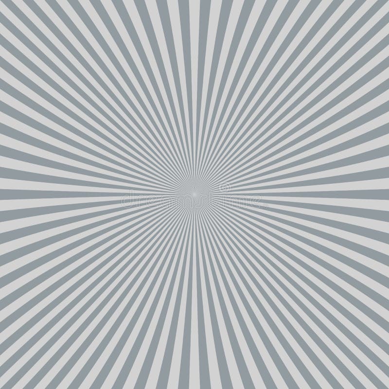 Grey abstract retro circus ray burst background