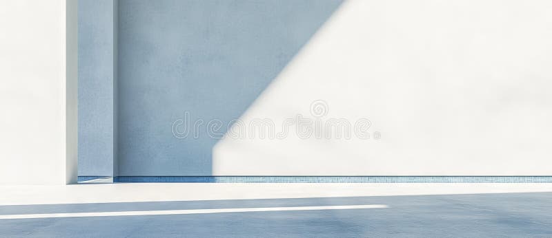 A grey-background indoor pool with reflections, suitable for copy space and design purposes royalty free stock photos
