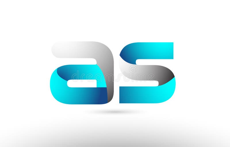 grey blue alphabet letter as a s logo 3d design vector illustration grey blue alphabet letter as a s logo 3d design vector illustration