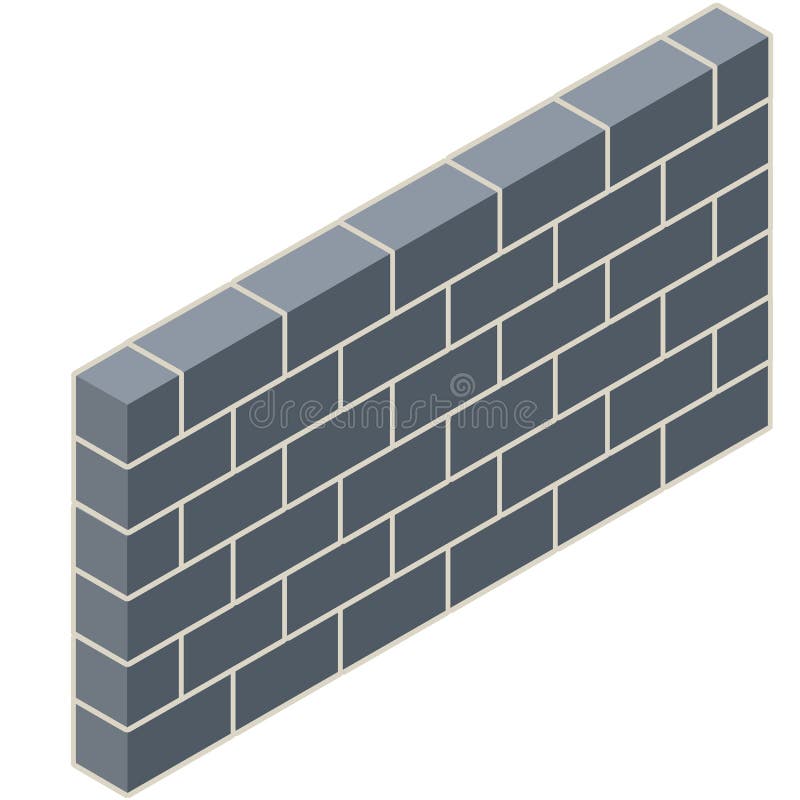 Grey Brick Wall Symbol Stock Illustrations 1,900 Grey Brick Wall