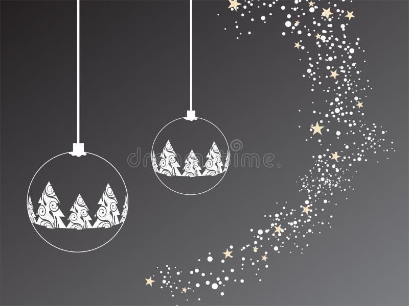 Grey christmas background stock vector. Illustration of cold - 11750109
