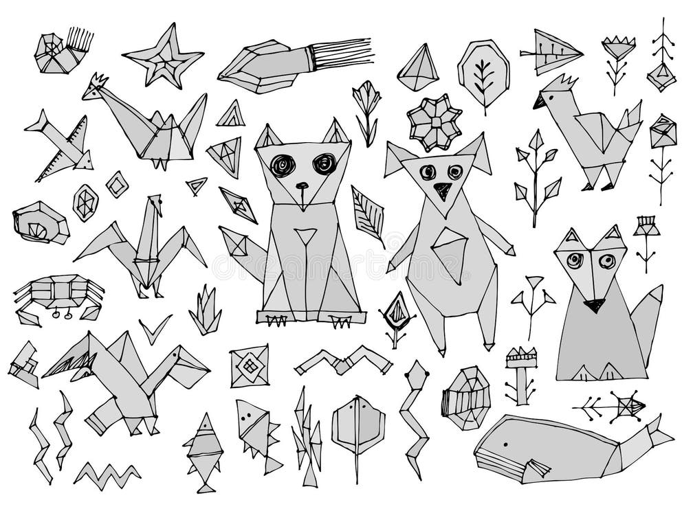 Marine Animals Black White Stock Illustrations – 3,983 Marine Animals