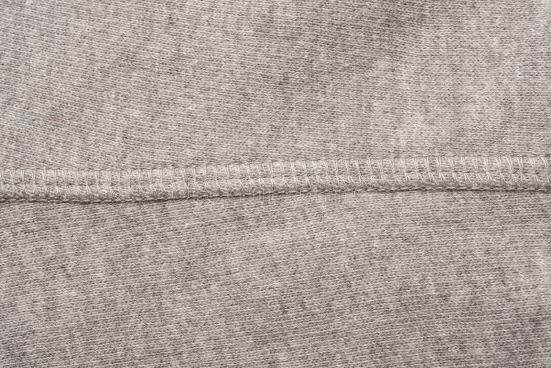 Grey Fabric Seam Swatch stock image. Image of shirt, fashion - 68653661