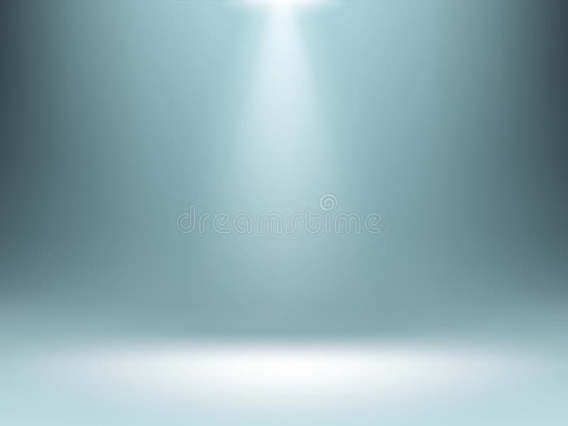 Grey gradient background, spotlights illumination vector illustration
