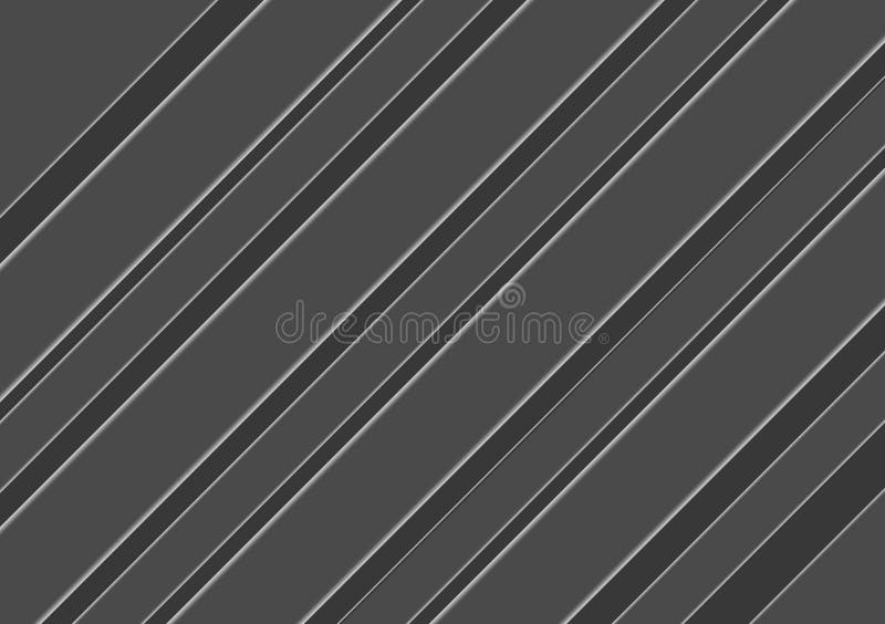 Grey gradient striped line pattern background royalty free illustration