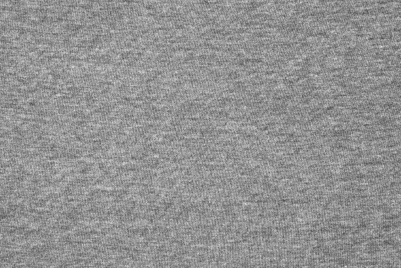 Grey Jersey Fabric Texture. Stock Photo 