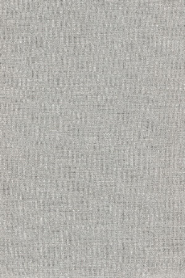 Grey Khaki Cotton Fabric Texture bakgrund, detaljerad makroCloseup, den stora lodlinjen texturerade Gray Linen Canvas Burlap Copy