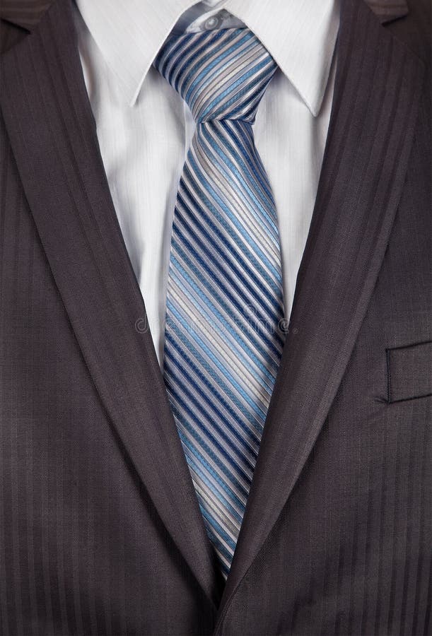 Suit and Tie, Male Business Attire Stock Photo - Image of success ...