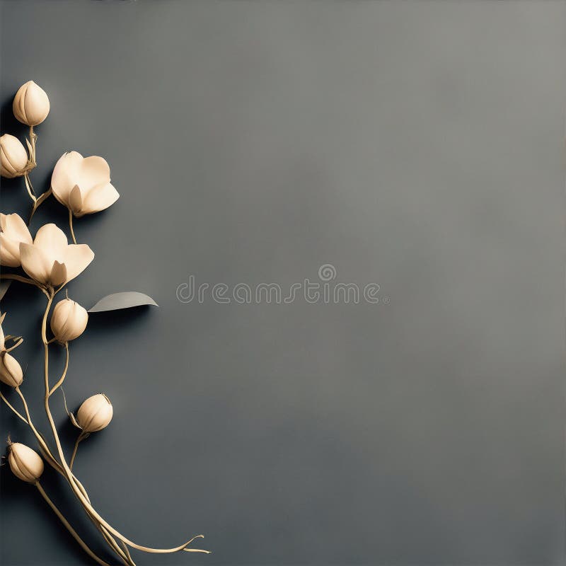 Grey minimalist greeting card, for man. royalty free illustration