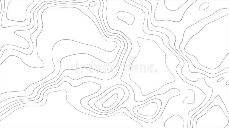 Grey Outline Topographic Contour Map Abstract Tech Motion Background Stock  Footage - Video of abstract, area: 160930920