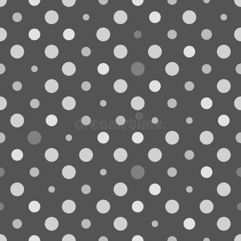 Grey polka dots stock vector. Illustration of repeating 148150674
