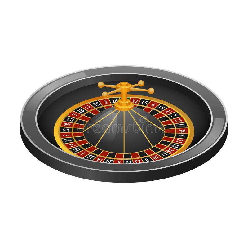 Grey roulette casino mockup, realistic style vector illustration Grey roulette casino mockup, realistic style vector illustration