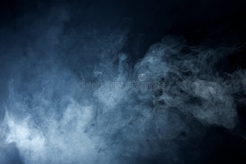 Grey Smoke azul en fondo negro