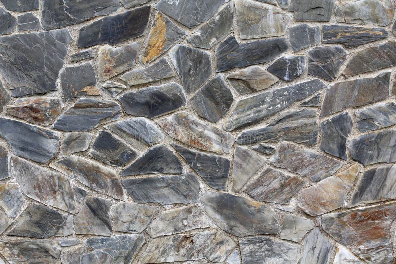 Grey stone wall stock image. Image of slate, architecture 37904777