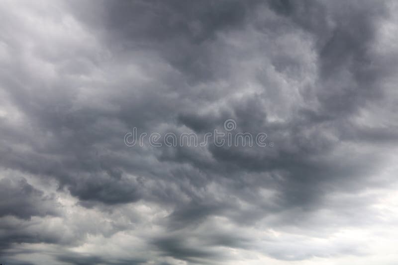 Grey storm clouds stock photo. Image of overcast, fluffy 169905908