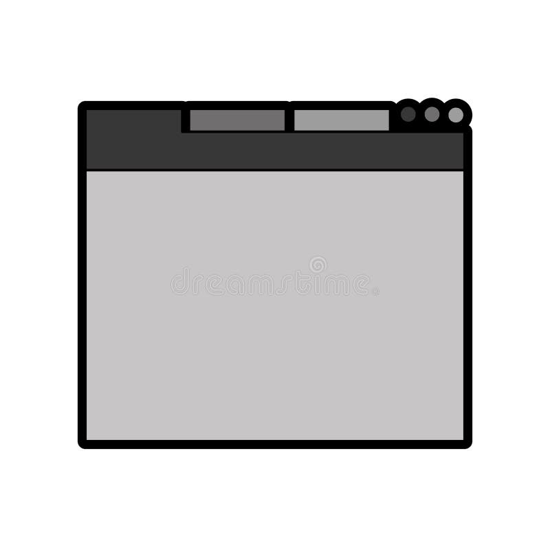 Grey web tab stock vector. Illustration of page, design - 93592297 Grey web tab stock vector. Illustration of page, design - 93592297