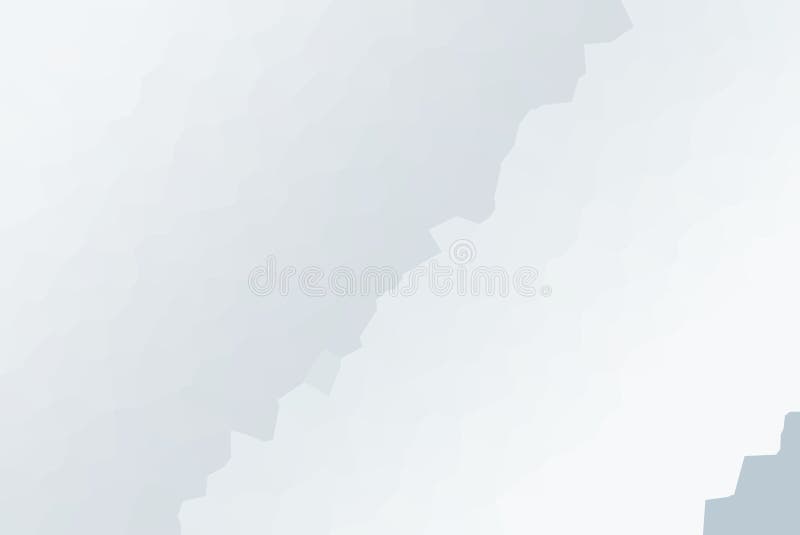 Grey & White Blurred Smooth Low Poly Gradient Crystallize Background Vector Illustration stock illustration
