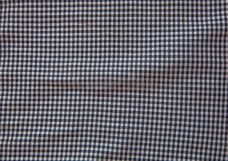 Grey and white checkered fabric texture background royalty free stock photography Grey and white checkered fabric texture background royalty free stock photography