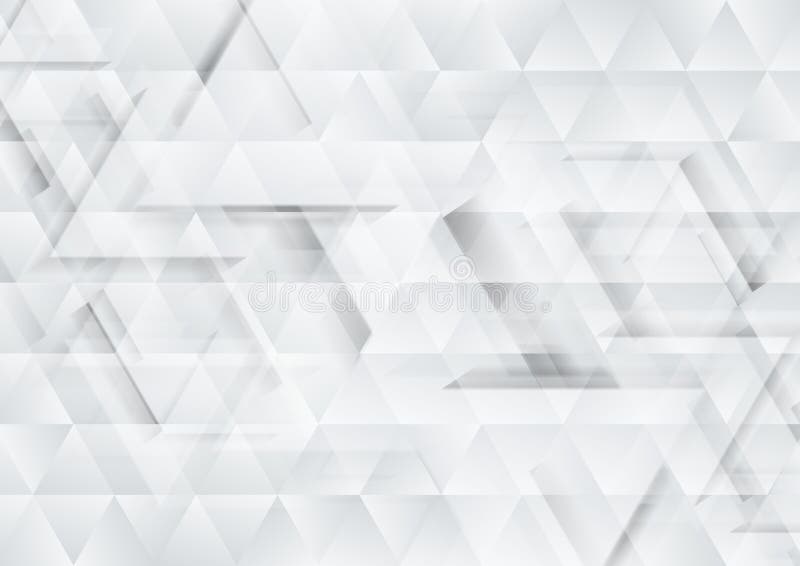 Grey and white tech triangles texture background royalty free illustration Grey and white tech triangles texture background royalty free illustration