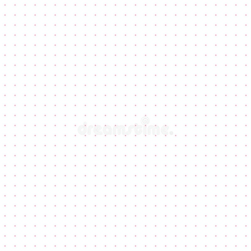 Grid Paper. Dotted Grid on White Background. Abstract Dotted Transparent  Illustration with Dots Stock Vector - Illustration of chart, graphic:  216785341