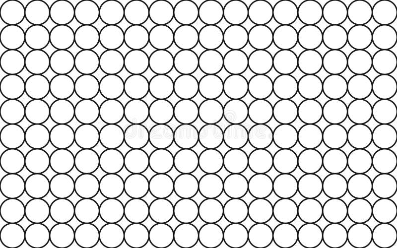 Small Circle Grid Stencil 