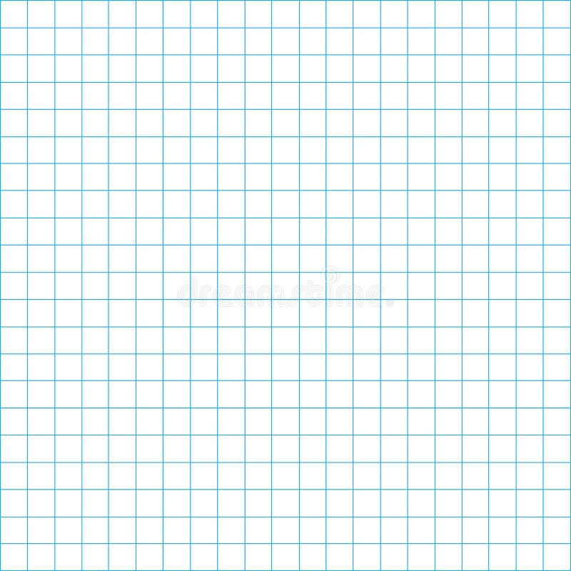 Grid square graph line full page on white paper background, paper grid square graph line texture of note book blank, grid line on stock illustration
