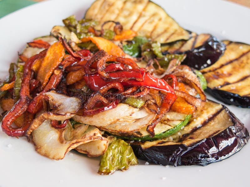 Griddled vegetables