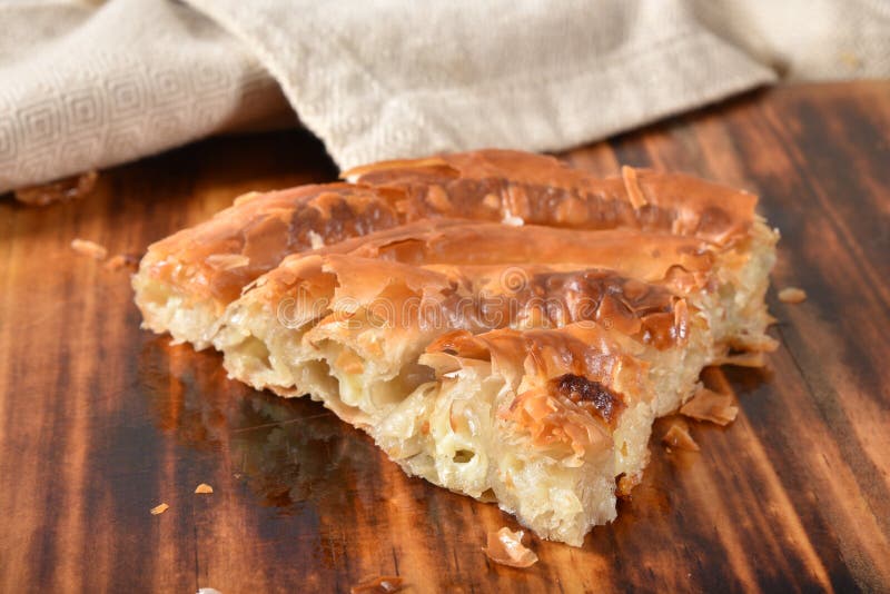 Griechische Käse-Rolle Gouret stockfoto Griechische Käse-Rolle Gouret stockfoto
