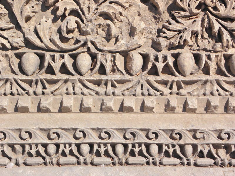 Detail from column in Myra Turkey. Detail from column in Myra Turkey