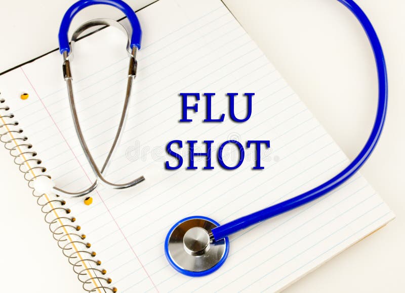 Griepvaccinatie royalty-vrije stock foto
