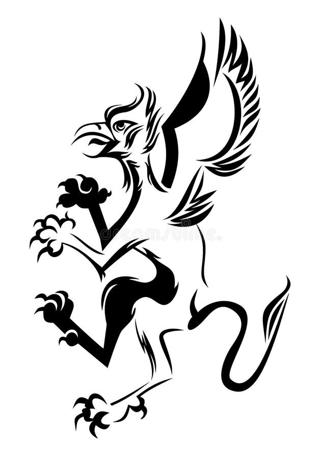 Griffin stock illustration. Illustration of insignia - 40149377