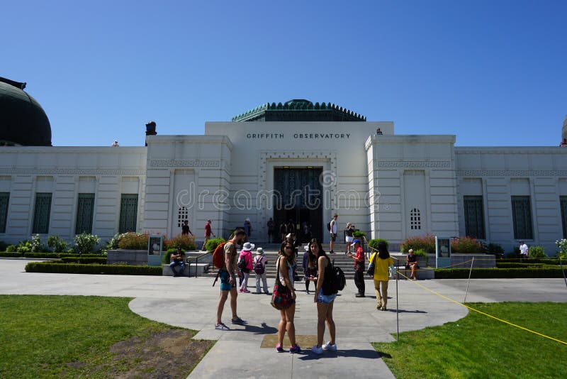 Griffith Observatory in Los Angeles, royalty-vrije stock afbeelding Griffith Observatory in Los Angeles, royalty-vrije stock afbeelding
