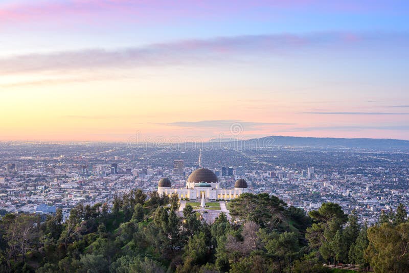Griffith Observatory stock photo. Image of cloud, observatory 236316832