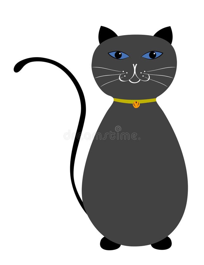 Grijze Kat vector illustratie Grijze Kat vector illustratie